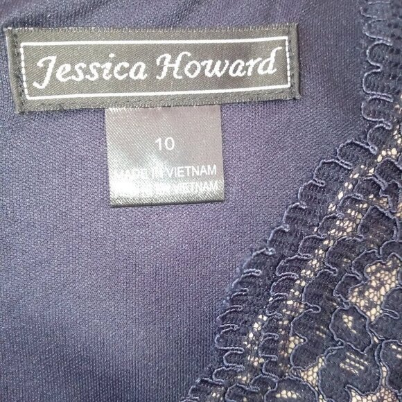 Jessica Howard Black Semi-Formal Special Event A-Line Dress Size 1O - Picture 8 of 9